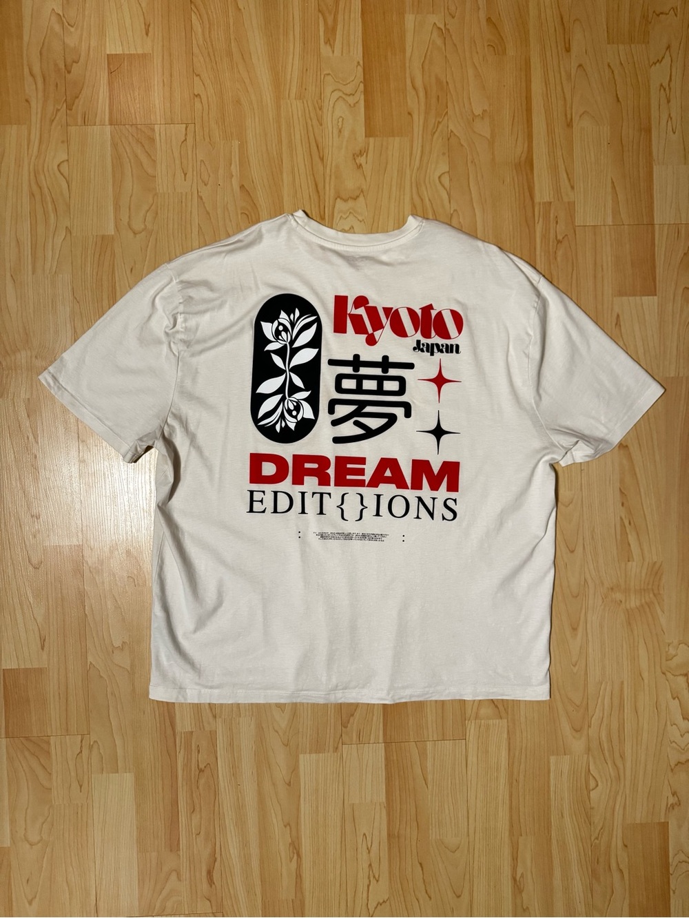 ASOS Kyoto Dream Editions Graphic Tee - White/Red/Black
